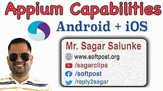 Lecture 8 - Appium capabilities for iOS and Android automation