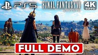 FINAL FANTASY 7 REBIRTH Junon Gameplay Walkthrough FULL DEMO [4K 60FPS PS5] - No Commentary