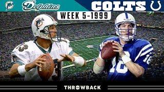 Marino & Manning CRAZY Clutch Duel! (Dolphins vs. Colts 1999, Week 5)