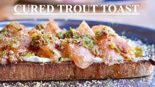 Cured Trout Toast