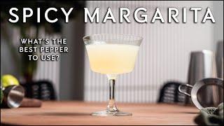 How to make a Spicy Margarita - 3-different hot peppers