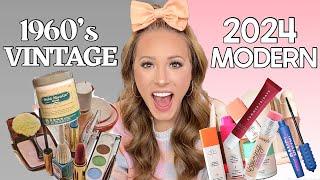 VINTAGE VS MODERN DAY MAKEUP & SKINCARE HAUL 