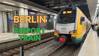 How to get from Berlin Brandenburg Airport using Public Transport | Germany