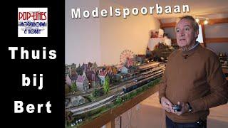 Thuis bij "Bert ten Boske en zijn modelspoorbaan"