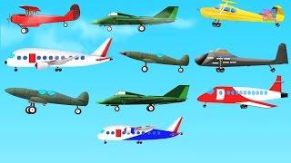 10 Little Aeroplanes l Childrens Rhymes l  Aeroplane l Kids Rhymes l Airplanes