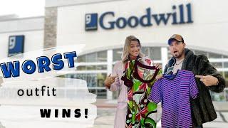 Thrift shopping CHALLENGE | We picked each others outfits