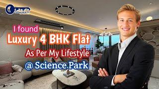 Luxury 4 BHK Flat in Science Park | Ahmedabad | 3200 Sq Ft | 2.50 Cr | Sample House Tour ​⁠#like