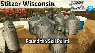 Found the Sell Point! | E28 Stitzer Wisconsin | Farming Simulator 22