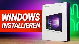 Windows 10 installieren 2022!! Mit USB + Einrichten & Treiber Installation