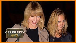 CARA DELEVINGNE took TAYLOR SWIFT on WILD RIDE - Hollywood TV