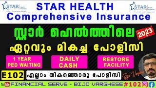 Star Health Comprehensive Insurance l സ്റ്റാര്‍ ഹെല്‍ത്തിലെ ഏറ്റവും മികച്ച പോളിസി l #starhealth l