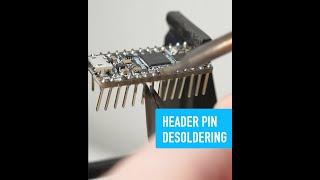 Desoldering Header Pins - Collin’s Lab Notes #adafruit #collinslabnotes