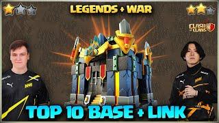 BEST Top 10 TH17 War Base Link Th17 Base with Link | Best Th17 Legend Bases Clash of clans coc