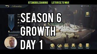 Season 6 - DAY 1 Growth Update - LOTR Rise to War