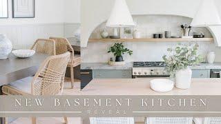 European Custom Kitchen Reveal | Designer Finishes Basement