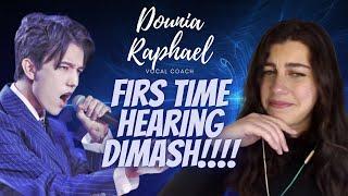 VOCAL COACH FIRST TIME REACTION Dimash Kudaibergen - SOS d'un terrien en détresse