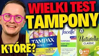 TEST TAMPONÓW i PODPASEK - CZY PANIE SIĘ ZE MNĄ ZGODZĄ?