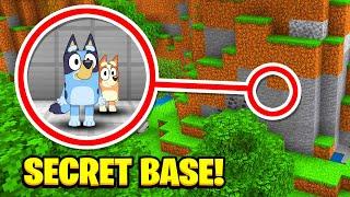 Whats INSIDE BLUEYS NEW Secret BASE IN MINECRAFT?