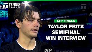 Taylor Fritz Feeling Confident After Defeating Alexander Zverev | 2024 ATP Finals