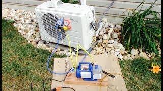 Mini Split A/C Full Installation Full Video