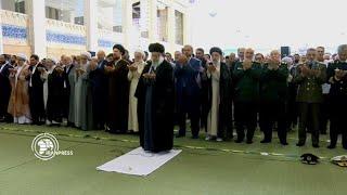 Iran's Leader leads Eid Al-Fitr prayers in Grand Mosalla mosque in Tehran