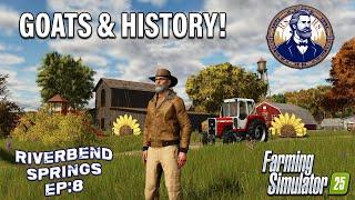 INDIANA JONES (DUMPSTER of DOOM) ON RIVERBEND SPRINGS? #8 | Farming Simulator 25 LET’S PLAY.