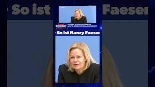 So ist Nancy Faeser (SPD) #achtungreichelt #stimmedermehrheit #politik #shorts #nancyfaeser #faeser