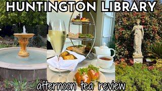 Afternoon Tea at The Huntington Library - Rose Garden Tea Room Review