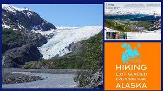 Hiking Exit Glacier Overlook Trail - Kenai Fjords National Park - Alaska #exitglacier #kenaifjords