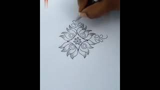 simple rangoli designs || easy rangoli designs|| dots rangoli||Madhu rangoli