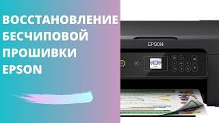 Восстановление бесчиповой прошивки | Видеоинструкция на примере Epson