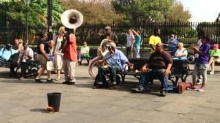 Jazz in the market square in New Orleans