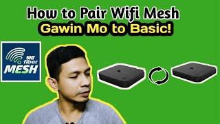 How to Pair wifi mesh|How to Pair sky Fiber Wifi Mesh|Pairing 2 router fiber mesh