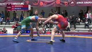 1/4 FS - 79 kg: A. ABAKAROV (AZE) v. D. VILIUSIS (LTU)