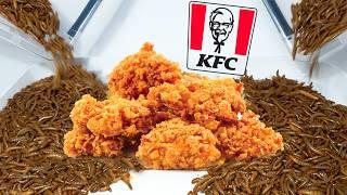 10 000 MEALWORMS VS KFC MENU