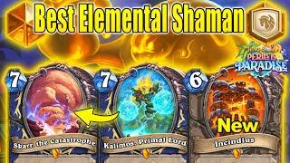 Triple Legendary Elemental Best Shaman Deck To Craft To Climb Ranks Perils in Paradise | Hearthstone