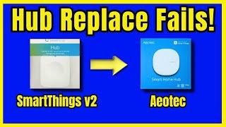 SmartThings Hub Replace Feature ( Live Demo )