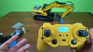 YAIRC | HUINA 1580 | FULL METAL RC EXCAVATOR | UNBOXING