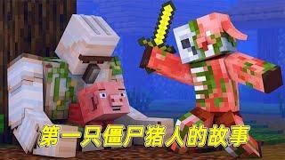 MC第一只僵尸猪灵的故事，猪为什么会变成猪灵？#Minecraft #我的世界