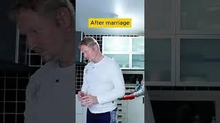 Before and after marriage - BASED ON TRUE EVENTS   #marriedlife #funny #comedy #marriedlifecomedy