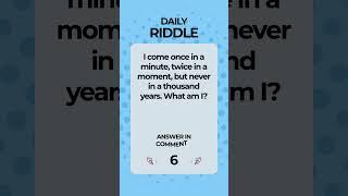 Daily Riddle! #1