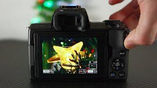 Canon M50 Control Autofocus With Buttons or Touch Overview