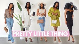 *HUGE*  PRETTY LITTLE THING  HAUL + STYLING | I AM DESII