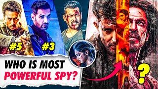 YRF SPY UNIVERSE : Top 8 Spy Characters (Ranked)  | Who's No.1?