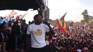 Mark Da Urban excites Bobi Wine at Nalukola's Final Campaign Rally