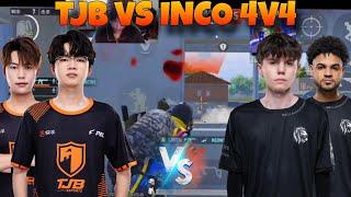 [ 676 POV ] TJB vs iNCO 4v4 Intense TDM Battle In PUBGM!! TJB Grinding For PMGC Finals