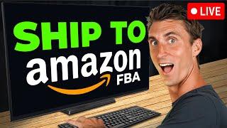 How to Ship Your Product into the Amazon FBA Warehouse - LIVE TUTORIAL