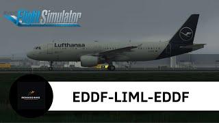 MSFS LIVE | Real World LH OPS | Frankfurt Am Main to Milan Linate | Airbus A320 | LIVE 