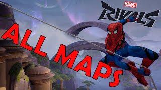 Spider-Man Rollouts Every Map | Marvel Rivals