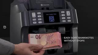 Detectalia V800 - Banknote counter, sorter and detector with built in printer